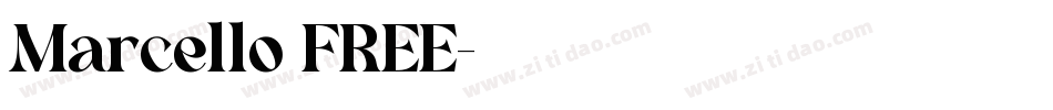 Marcello FREE字体转换